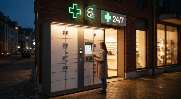 Top 5 innovations de casiers connectés dans les pharmacies ouvertes 24/7